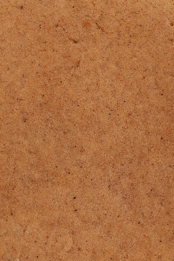 Texture, background: gingerbread, fresh home-baked cake. Gingerbread texture close-up.