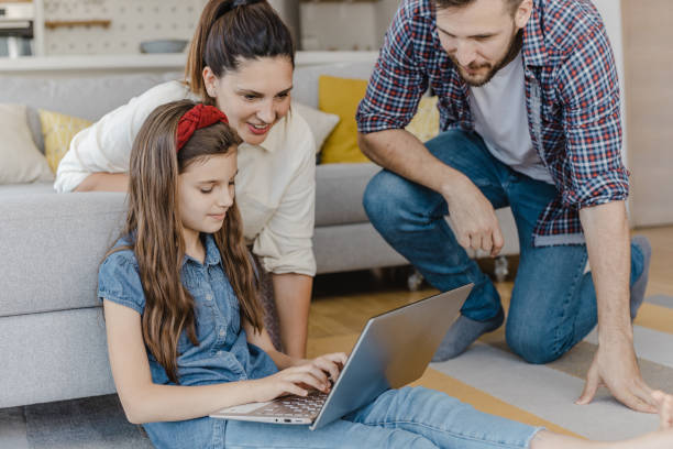 istock Parental control of the internet content 1326169101