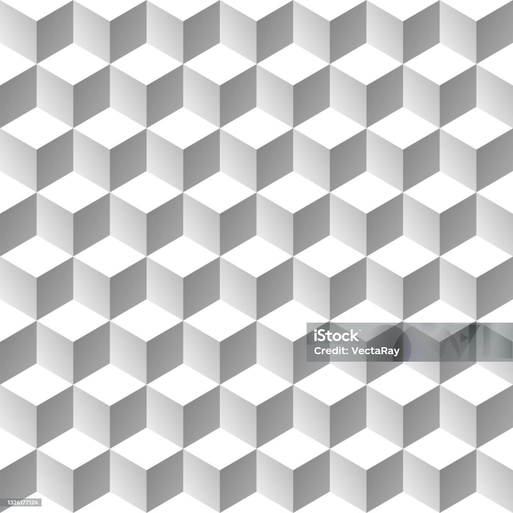 Textured Cube Pattern Seamless Cube Pattern Texture Background Stock Illustration - Download ...