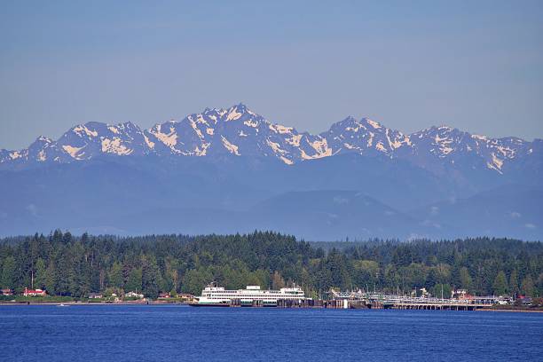 eine washington state ferry - snohomish county stock-fotos und bilder