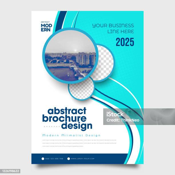 Brochure Flyer Template Layout Background Design Booklet Leaflet Corporate Business Annual Report Layout Stock Illustration - Download Image Now