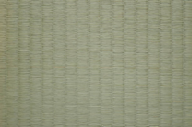 istock Sage green tatami surface background 1326200168