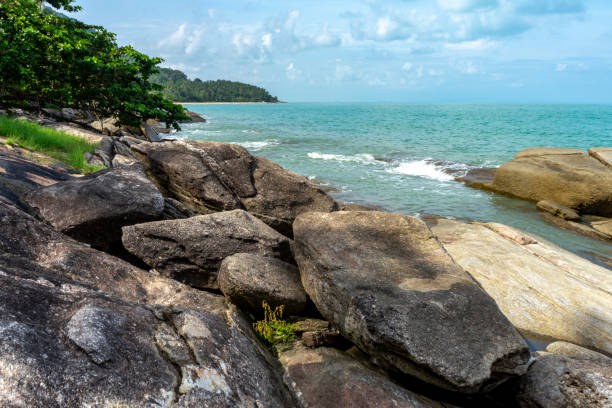 istock Stone on the beach in summer time. 1326201564