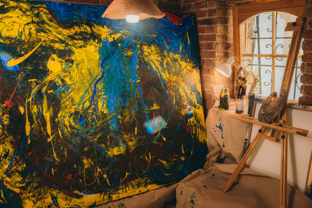 istock Photo of artwork in studio 1326207472