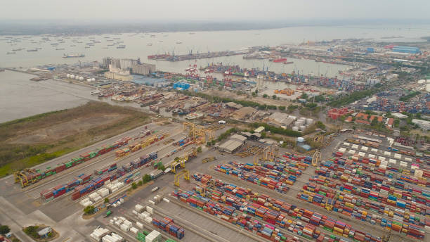istock cargo and passenger seaport in surabaya, java, indonesia 1326211096