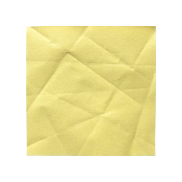 small piece of brown paper cut edge element isolated on white background.Clipping path.