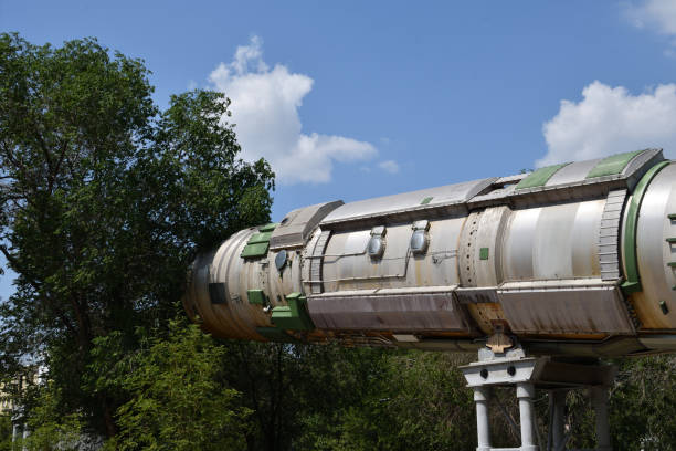 istock Details Intercontinental ballistic missile equipped with nuclear warheads 1326212974