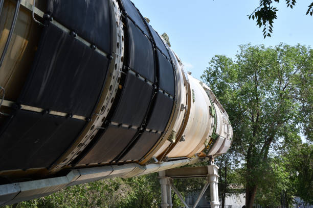 Details Intercontinental ballistic missile equipped with nuclear warheads