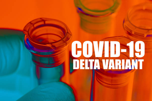 istock Delta Variant concept with test tube 1326221144
