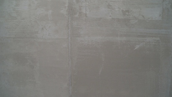 Texture of a wall made of gray mortar. Plastering wall.
