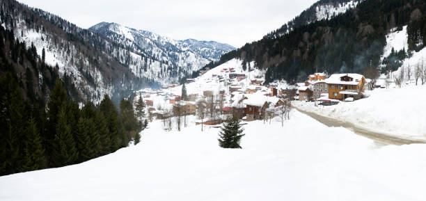Snow Ayder Plateau View, Turkey, Black Sea, Panoramic