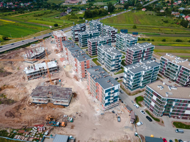 istock overhead view of construction site apartments building 1326233130