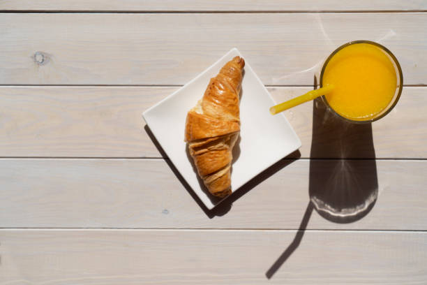 istock Croissant and orange juice 1326233336