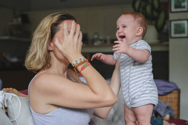 istock Mothers' Postpartum Depression From Her Crying Infants 1326234463