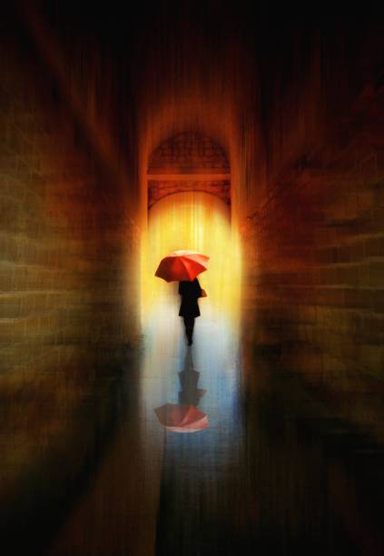 istock The Umbrella girl 1326235770