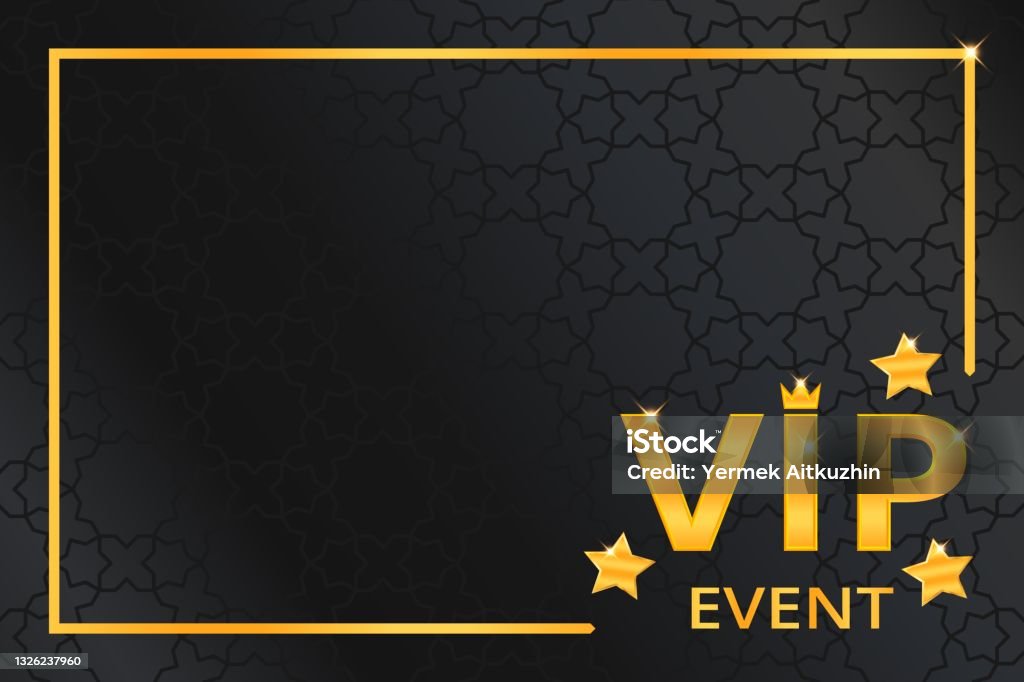 Vip Background Concept Stock Illustration - Download Image Now - Banner ...