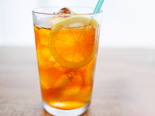 istock Glass of lemon iced tea 1326239223