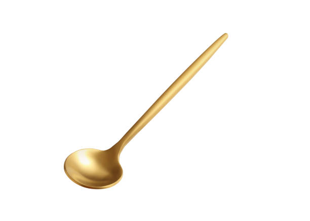 istock golden tea spoon isolated on a white background 1326250843