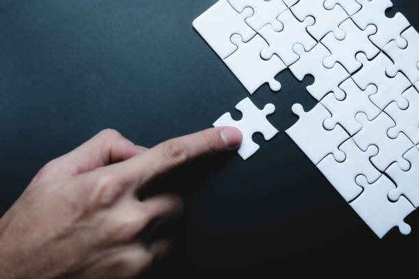 istock business success concept idea of jigsaw puzzle, teamwork solution and join connection, strategy team together, match with cooperation partnership challenge 1326251828