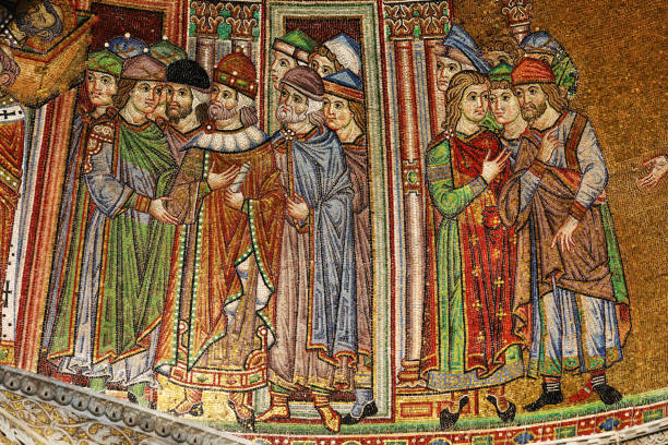 istock Ancient mosaic out of San Marco Cathedral in Venice 1326257141