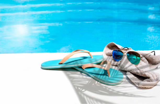 istock Spa and swimming in luxury Summer vacation 1326262187