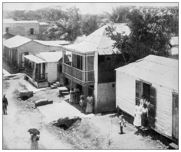 istock Antique black and white photograph: Cayey, Puerto Rico 1326264549