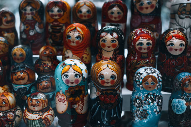 Set of Russian Nesting Dolls ( Matryoshka )