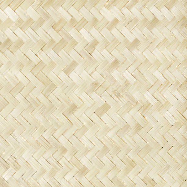 istock Old bamboo weaving pattern, woven rattan mat texture for background and design art work. 1326269783