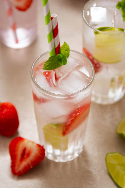 istock Cocktails with fruits and berries. Summer cold refreshing fruit drink. 1326273413