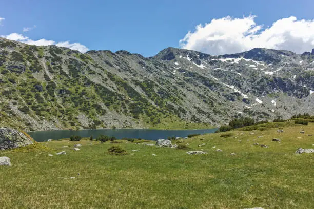 Amazing Landscape of The Fish Lakes (Ribni Ezera), Rila mountain, Bulgaria