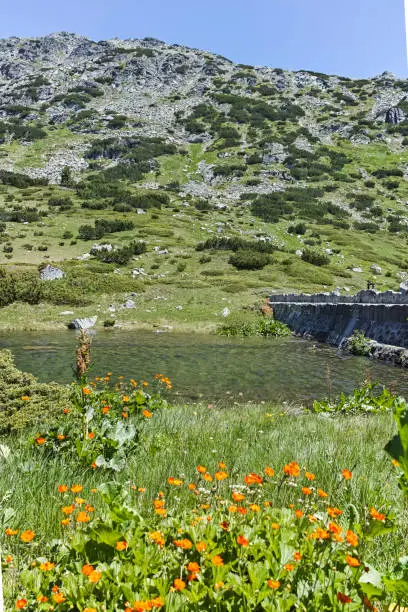 Amazing Landscape of The Fish Lakes (Ribni Ezera), Rila mountain, Bulgaria