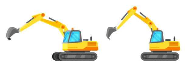 20,541 Jcb Illustrations & Clip Art - iStock | Small excavator, Excavator  logo, Landfill jcb