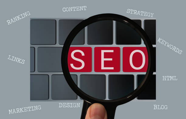 istock SEO, Search Engine Optimization ranking concept,SEO text on keyboard with magnifying glass. Concept of increasing traffic to website. 1326287491