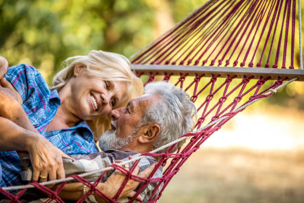 istock Lovely mature couple on romantic vacation 1326287740