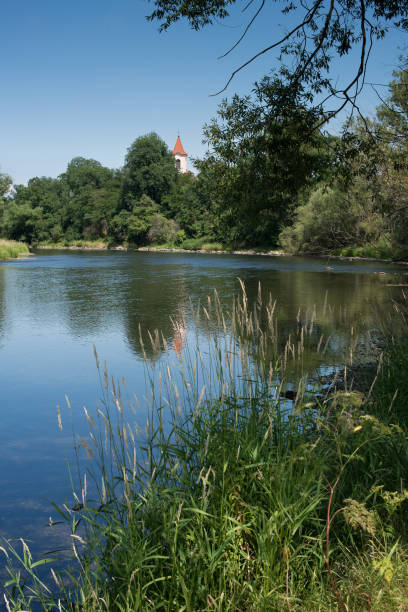 istock Riverbank in the summer. Czech Republic. 1326289355