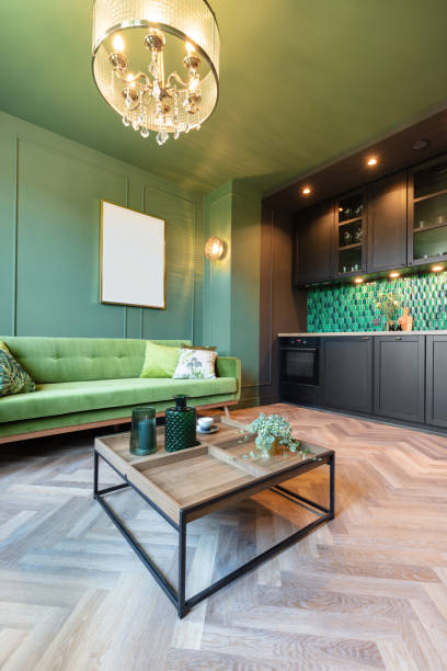 istock Interior design of small elegant apartment, home staging 1326292526