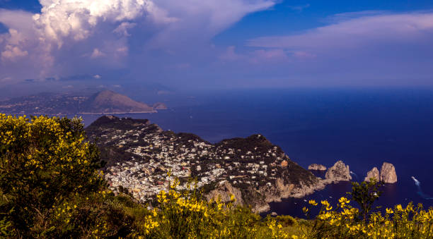 istock Capri island , italy, view from Monte solaro 1326294196