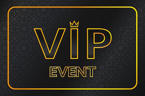 Vvip Menu Background Vip Background Concept Stock Illustration - Download Image Now - Arabic ...