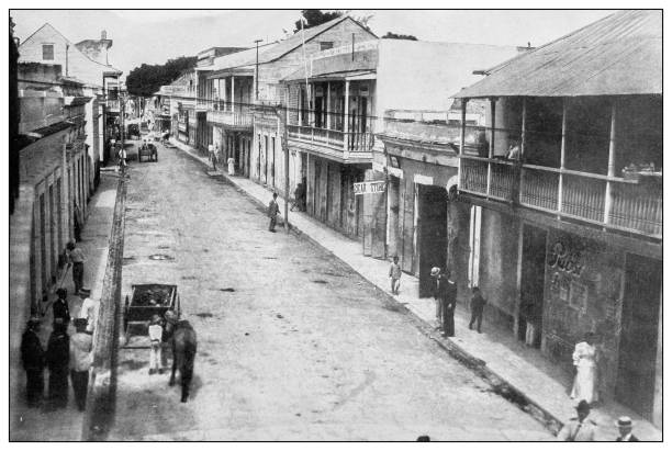 istock Antique black and white photograph: Ponce, Puerto Rico 1326301762