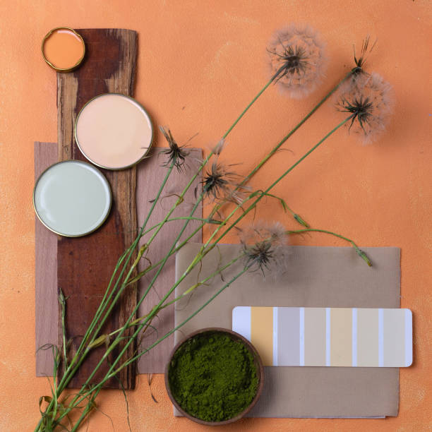 istock Color palette mood board for interior design and decor 1326307854