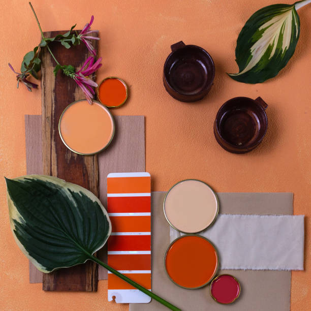 istock Color palette mood board for interior design and decor 1326307856