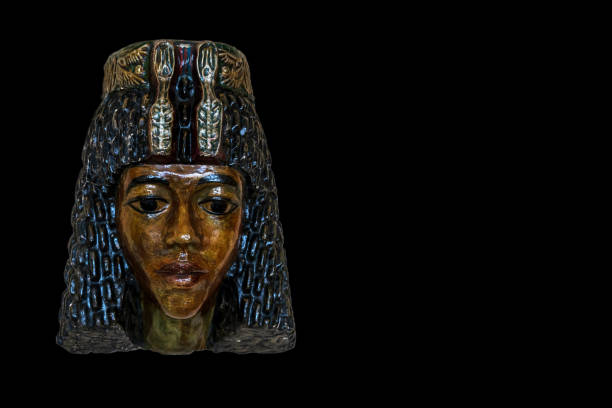 istock Stylized woman Pharaoh Hatshepsut. Great Pharaoh SPHINX face, mythical creature with a lion's body and a human head 1326328013