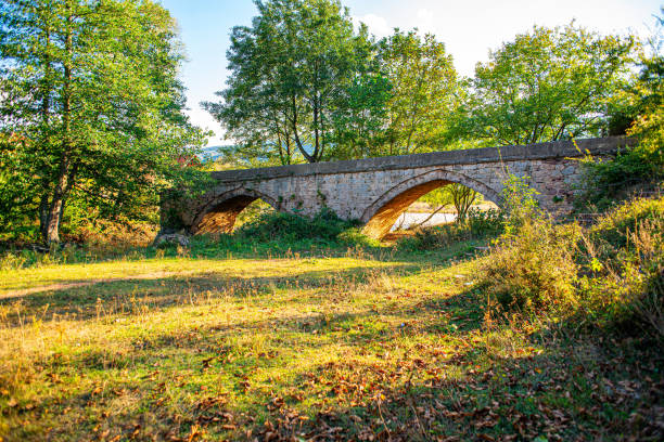 istock Remains of the old stone bridge 1326328093