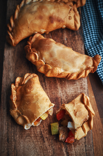 Argentinean Empanadas with Meat and Vegetables