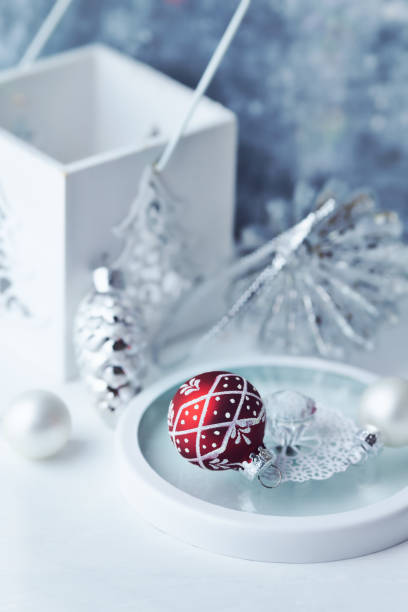 istock Christmas decoration. Bright wooden background. Close up. 1326329307