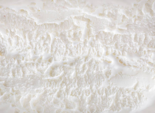 istock White ice cream close-up background. Top view. 1326330267