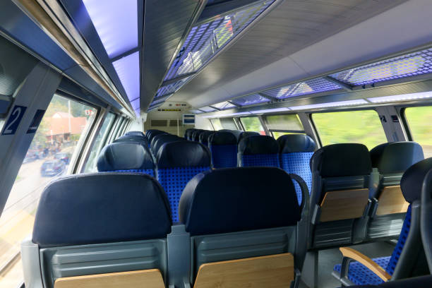 istock Deutsche Eisenbahn - View into a passenger compartment of a double-decker wagon 1326330589