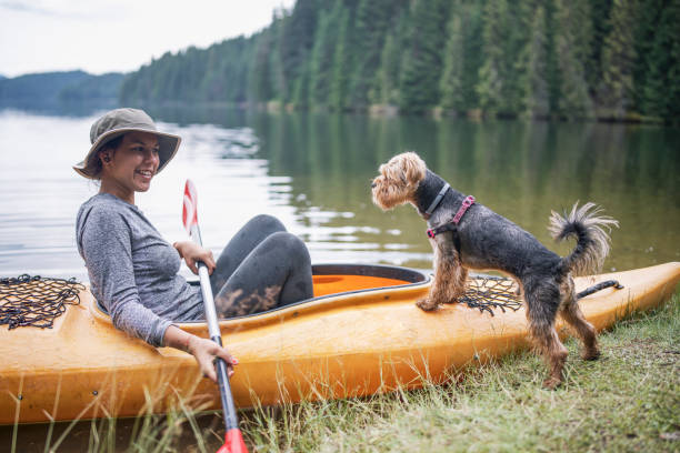 istock Woman Enjoying Vacation With Her Dog. 1326333294