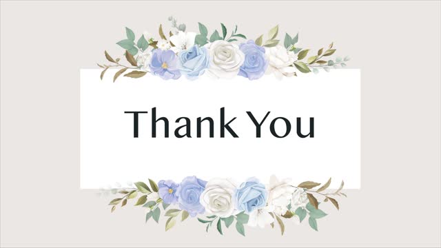 Thank You Card Flowers Stock Videos and Royalty-Free Footage - iStock