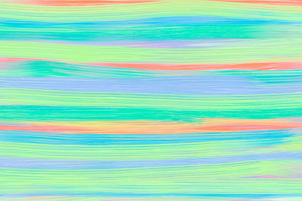 istock Pastel green paint on the canvas, striped art background, ink lines texture, multicolor aquarelle pattern. Abstract colorful watercolor, stained wallpaper. Painting design. 1326335038